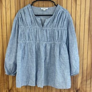 beachlunchlounge Light Blue Tunic Top